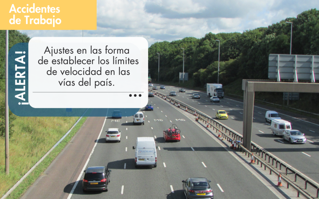 Ajustes en los forma de establecer los límites de velocidad en las vías del país.