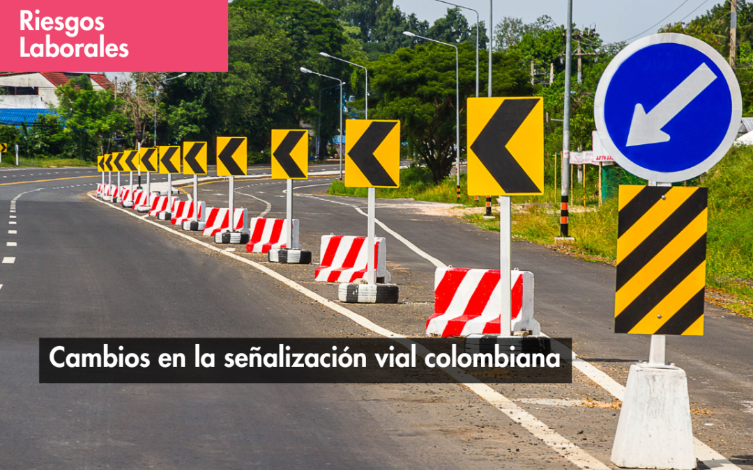 Cambios en la señalización vial colombiana